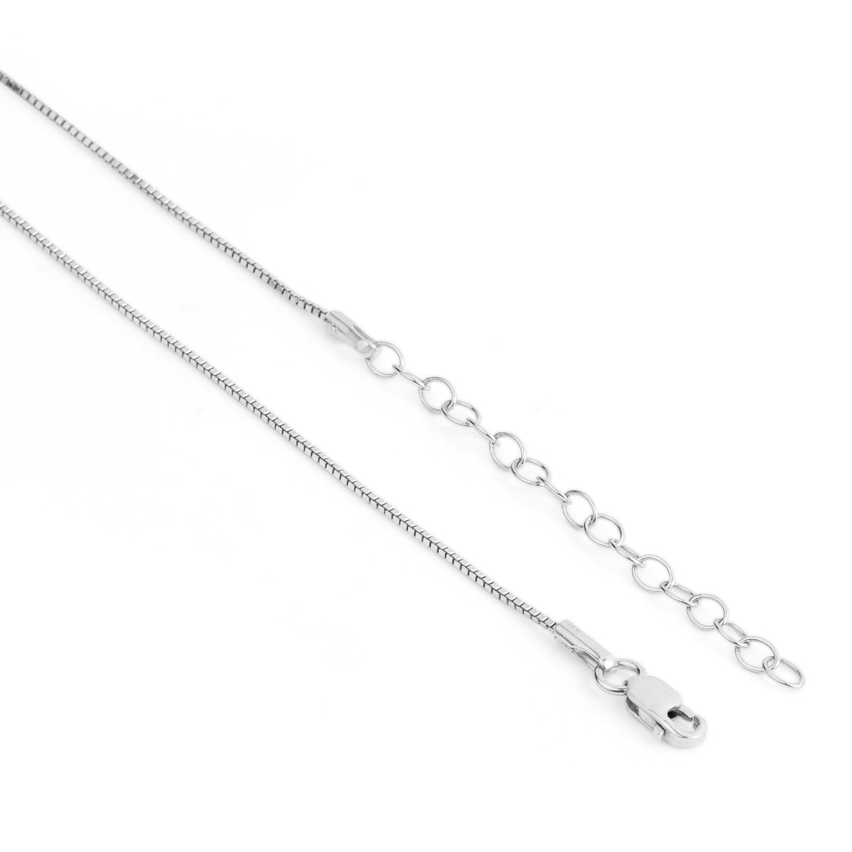The Dancing Ocean Heart Rhodium Plated Necklace